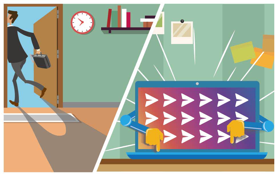 白Days，你去上Class，Your home computer also works and automatically helps yousend